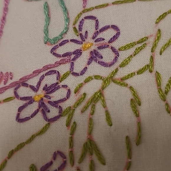 Vintage Hand Stitched Illinois State Bird & Flower - Picture 11 of 16